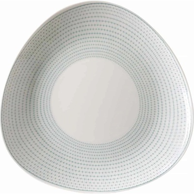 Fine Dine Zelený trojuholníkový tanier 270 mm