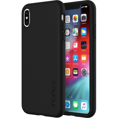 Incipio DualPro Case - удароустойчив хибриден кейс за iPhone XS Max (черен)