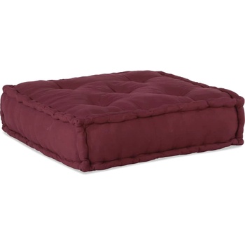 vidaXL Модулен диван 2 pcs Тъмен червен 140 x 70 x 36 см текстил (3315075)