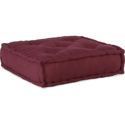 vidaXL Модулен диван 2 pcs Тъмен червен 140 x 70 x 36 см текстил (3315075)