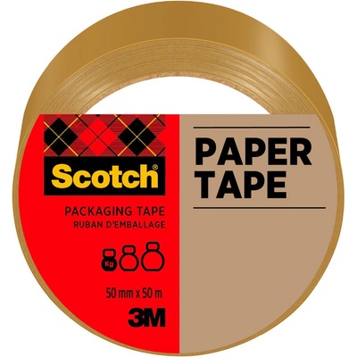 3M™ Scotch® papírová balicí páska hnědá, 50 mm × 50 m – Hledejceny.cz