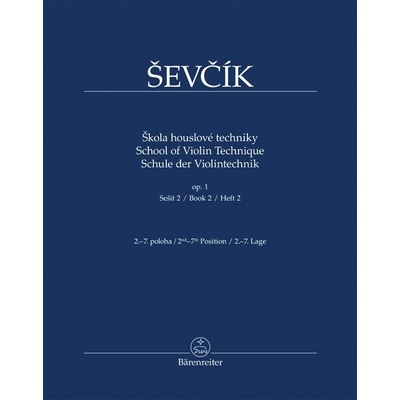 Škola houslové techniky op. 1 sešit 2 2.-7. poloha