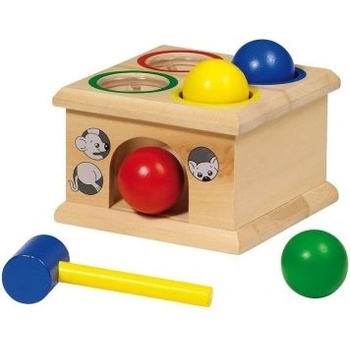 Goki - Игра с чук и цветни топки - Хвани мишката (WM914)