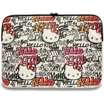 Hello Kitty Чанта за лаптоп Hello Kitty PU Metal Logo, 14"", бежова (3666339190415)