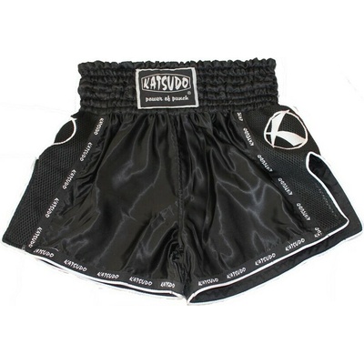 Katsudo thai boxerské šortky Huricane černé