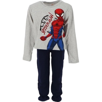 Textiel Trade detské pyžamo Spiderman šedé