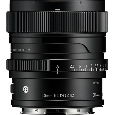 SIGMA 20 mm F2 DG Contemporary I series pre Sigma L - čierny