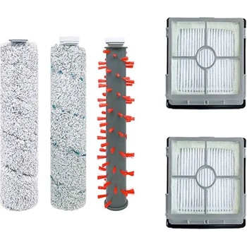 Mobilly комплект резервни четки и филтър за Bissell Crosswave X7 3400N, Cordless Max 2765N (bissell 3xbrush, 2x filters)