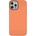 SwitchEasy MagSkin Case - тънък силиконов кейс с вграден магнитен конектор (MagSafe) за iPhone 12, iPhone 12 Pro (оранжев)