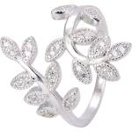 Silenti Jewelry Сребърен пръстен "Цвете" - 9 - 59.5мм (19.1мм диам. )
