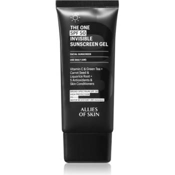 Allies of Skin The One Invisible Suncscreen Gel невидим матиращ гел SPF 50 50ml