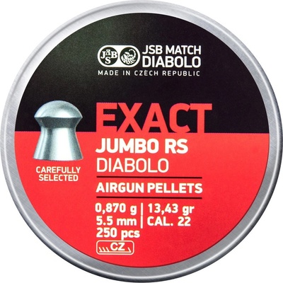 JSB Exact Jumbo RS - 0,870g / 13,43gr / 5,520 mm / 500 kusů diabolek – Zbozi.Blesk.cz