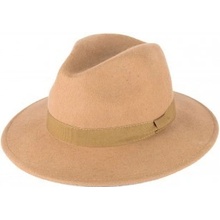 Fedora Klobouky světle hnědá Gift3 HT-1073-4