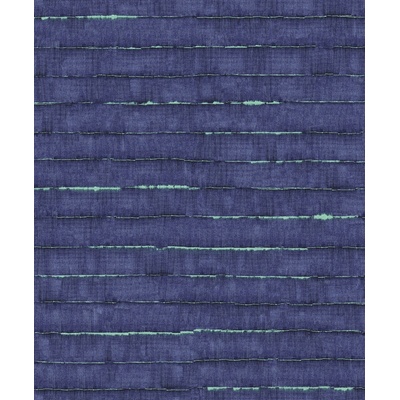 Khroma by Masureel Modrá vliesová pruhovaná tapeta na stenu, Spirit of Nature, rozměry 0,53 x 10,05 m