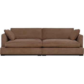 Scandic Светлокафяв диван от рипсено кадифе 266 cm Mobby - Scandic (16874 LIN5/1)