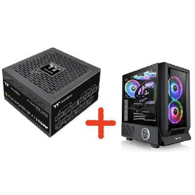 Комбо Захранване с кутия Thermaltake Toughpower GF A3 1050W + Thermaltake Ceres 350 Black (PS-TPD-1050FNFAGE-H_CA-1Z3-00M1WN-00)