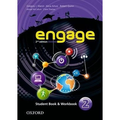 Engage 2nd Edition 2 Student Book + Workbook + MultiROM Manin, G. J. Artusi, A. Halliwell, H. Thacker C. Quinn, R. Lansfold, L.