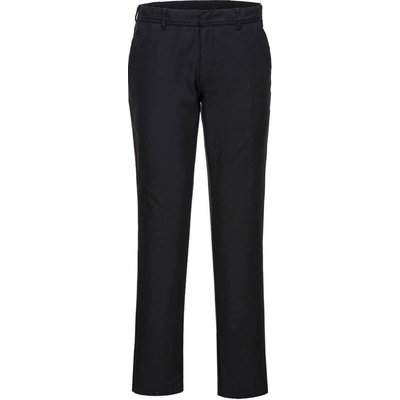 Portwest S235 dámske slim chino nohavice čierna