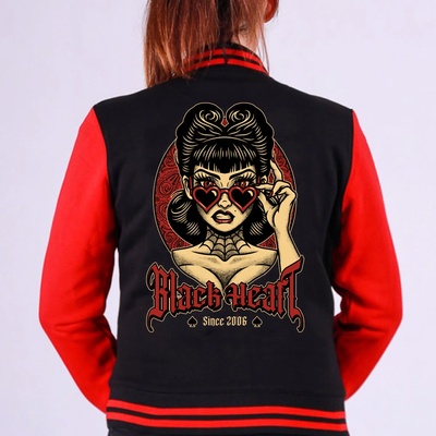 Mikina bez kapuce BLACK HEART PRETTY BS černá – Hledejceny.cz