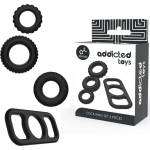  Комплект, силиконови пенис пръстени, 4 броя - Cock Ring Set (D-226994)