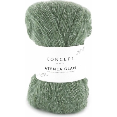 ATENEA GLAM Katia ATENEA GLAM: 102 šedozelená strieborná - VÝPREDAJ