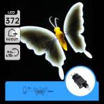 Aigostar - LED Външна декорация 372xLED IP44 студено бяло пеперуда (AI2616)