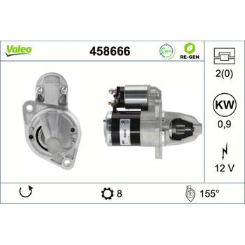 VALEO Štartér 458666
