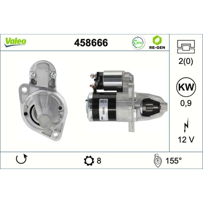 VALEO Štartér 458666