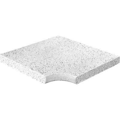 DITON Bazénový lem FANTASY Velikost: 50 × 50 × 4,5, Varianta: Bazénový lem Fantasy - deskový, oblý vnitřní roh 500 / 500 / 45 bílý, Povrch: natur, tryskaný