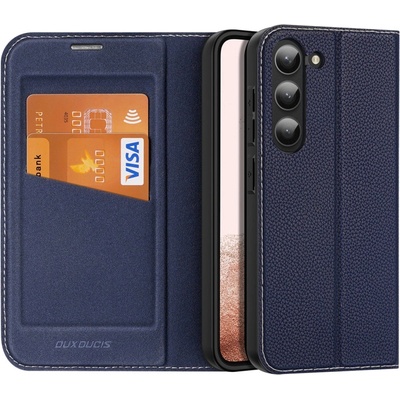 Dux Ducis Калъф с отделение за карти Dux Ducis Skin X2 за Samsung Galaxy S23 Plus, със стойка, син (6934913031438)