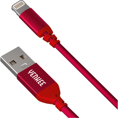YENKEE Кабел Yenkee - 611 RD, USB-A/Lightning, 1 m, червен (2075100292)
