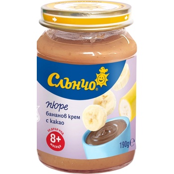 Слънчо бананов крем с какао - 190 г