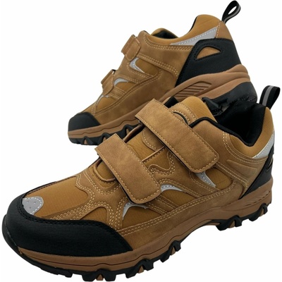 Vebone tenisky na suchý zips 04 hnedá