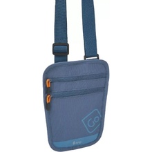 Go Travel skrytá kapsa na krk RFID Passport Pouch blueberry