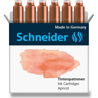 Schneider Inkoustové bombičky Schneider 6 ks koňakové 6610