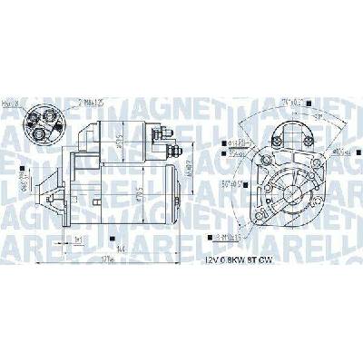 Startér MAGNETI MARELLI 063721442010