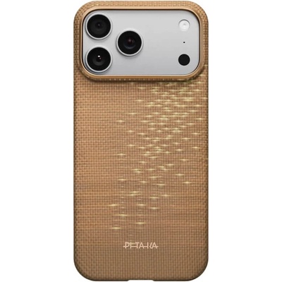 PITAKA Magsafe Калъф за iPhone 17 Pro Max, PITAKA Ultra Slim Golden Glint Case (KI1707AG)