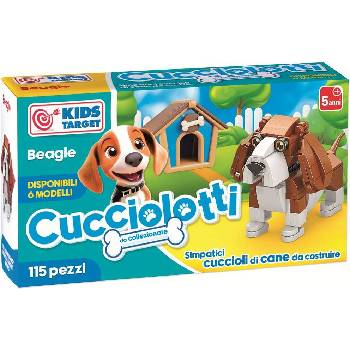 RS Toys Мини конструктор RS Toys Cucciolotti - Бийгъл, 115 части (12252F)