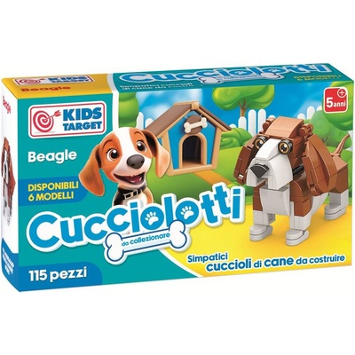 RS Toys Мини конструктор RS Toys Cucciolotti - Бийгъл, 115 части (12252F)