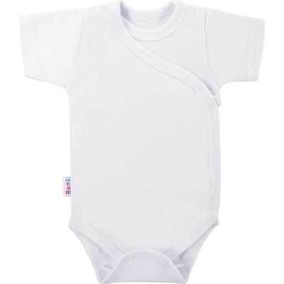EEVI Body zavinovací s krátkým rukávem bílé Bílá White Basic