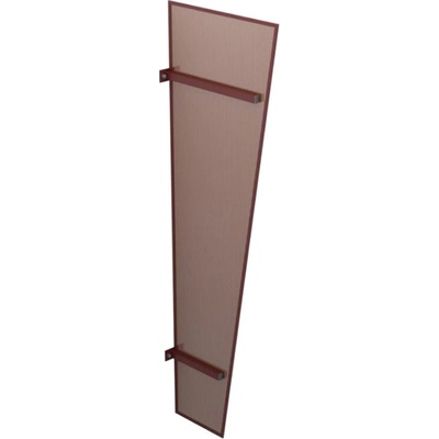 Guta boční stěna Rondo 185 x 59 cm hnědá / opál