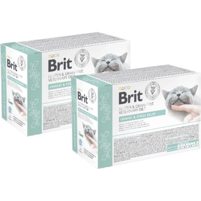 Brit VD Cat Fillets in Gravy Urinary & Stress Relief 24 x 85 g
