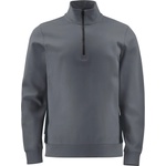 ProJob 2128 sweatshirt 1/Мъжки суитшърт с 2 ципа и 1/2 цип, сив, размер m (64212807602)