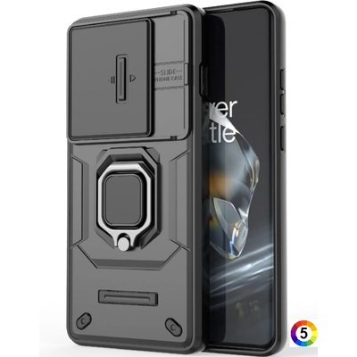 OnePlus 12 5G Sliding Camshield Удароустойчив Ring Holder Калъф и Протектор