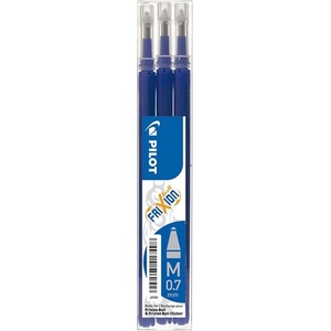 Pilot Пълнител за Pilot Frixion Clicker 0, 7 мм син (3 бр. ) (BLS-FR7-S3-L)