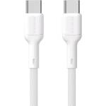 Dudao L9C 65W USB-C - USB-C 2m кабел - бял (L9C_White 2M)