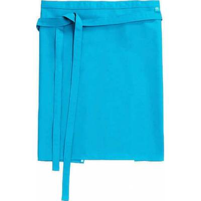 CG Workwear Gastro zástěra Roma odolná proti pomačkání modrá tyrkysová CGW123
