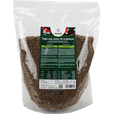 Vodnář Kapr, koi, amur, lín a plotice 1,5 kg
