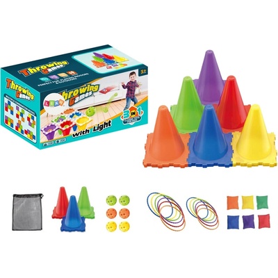 Sada házecích her 3 v 1 sportovní trénink a zábava pro děti