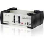 ATEN KVMP превключвател, ATEN CS1732B, 2-портов, PS/2-USB, VGA, Audio, OSD (ATEN-CS1732B-A7-G) - stokatastoki